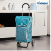 Scala Shopper Plus Famke - Chariot de courses 2 roues - Pétrole - 47 L - Andersen Shopper Manufaktur