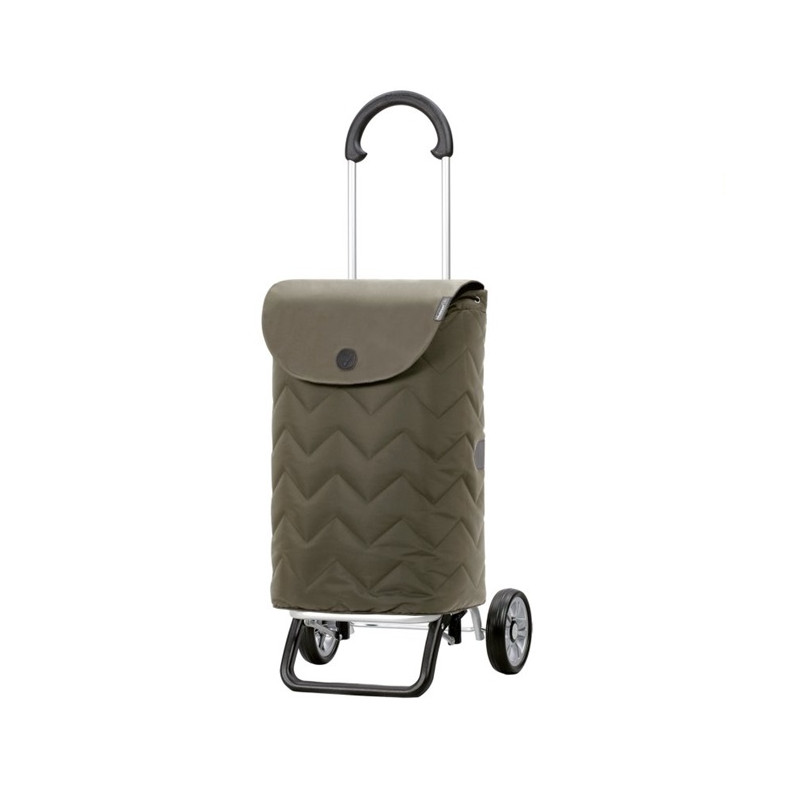 Scala Shopper Plus Hilma - Chariot de courses 2 roues - Olive - 45 L - Andersen Shopper Manufaktur