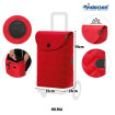 Scala Shopper Plus Hilma - Chariot de courses 2 roues - Rouge - 45 L - Andersen Shopper Manufaktur