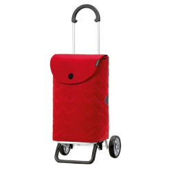 Scala Shopper Plus Hilma - Chariot de courses 2 roues - Rouge - 45 L - Andersen Shopper Manufaktur