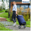 Scala Shopper Plus Hilma - Chariot de courses 2 roues - Bleu - 45 L - Andersen Shopper Manufaktur