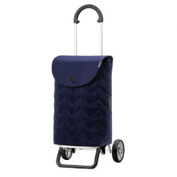 Scala Shopper Plus Hilma - Chariot de courses 2 roues - Bleu - 45 L - Andersen Shopper Manufaktur