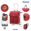 Scala Shopper plus Ipek Mini - Chariot de courses 2 roues - Rouge - 36 L - Andersen Shopper Manufaktur