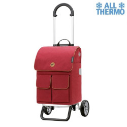 Scala Shopper plus Ipek Mini - Chariot de courses 2 roues - Rouge - 36 L - Andersen Shopper Manufaktur
