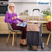 Alu Star Shopper Hera - Chariot de courses 2 roues - Sable - 47 L - Andersen Shopper Manufaktur