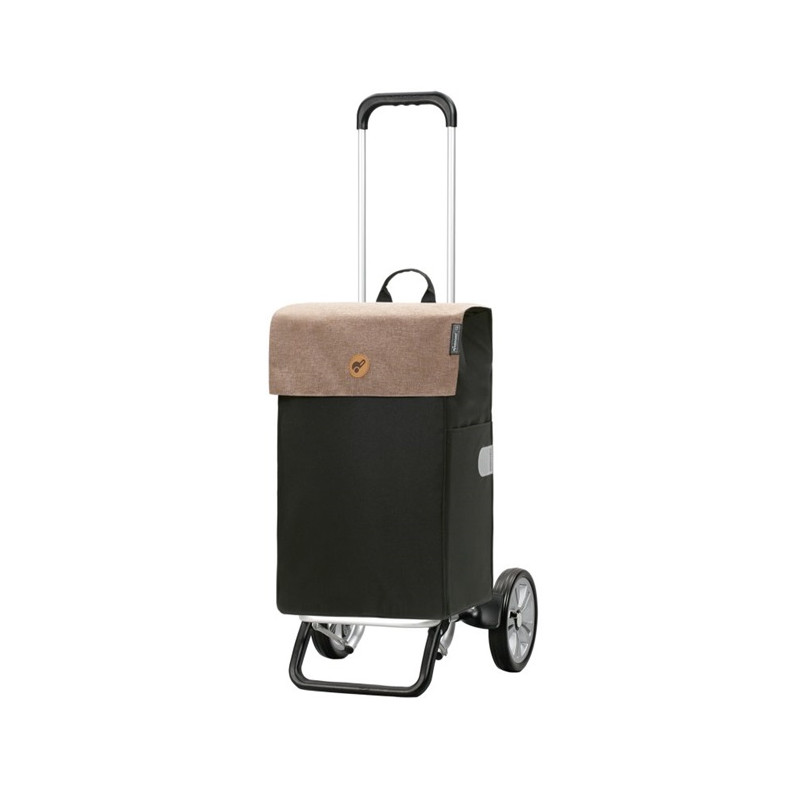 Alu Star Shopper Hera - Chariot de courses 2 roues - Sable - 47 L - Andersen Shopper Manufaktur