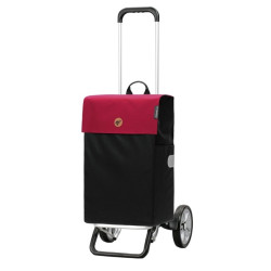 Alu Star Shopper Hera - Chariot de courses 2 roues - Rouge - 47 L - Andersen Shopper Manufaktur