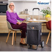 Alu Star Shopper Hera - Chariot de courses 2 roues - Noir - 47 L - Andersen Shopper Manufaktur