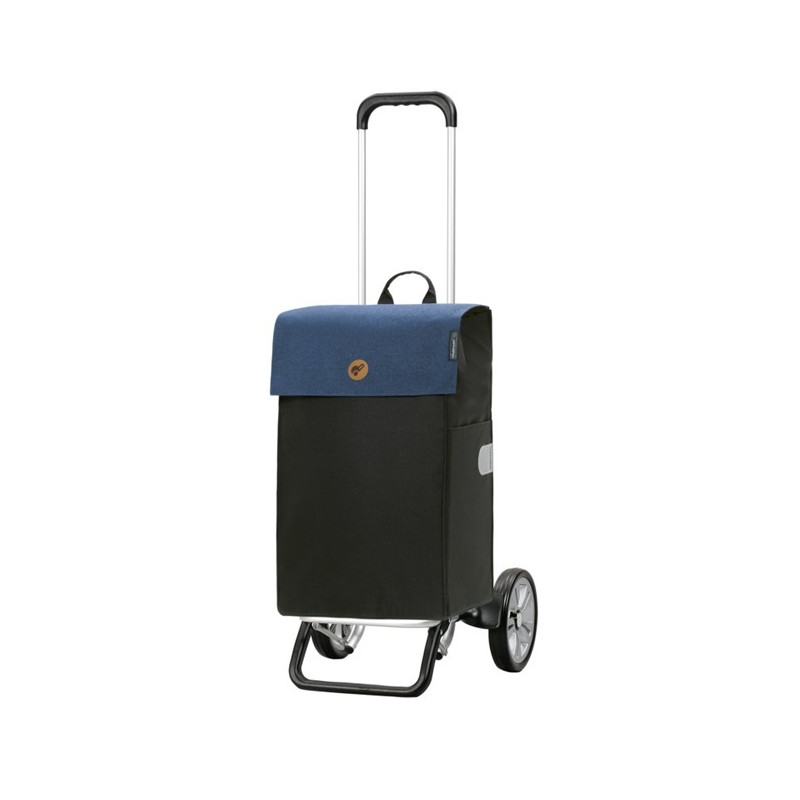 Alu Star Shopper Hera - Chariot de courses 2 roues - Bleu - 47 L - Andersen Shopper Manufaktur