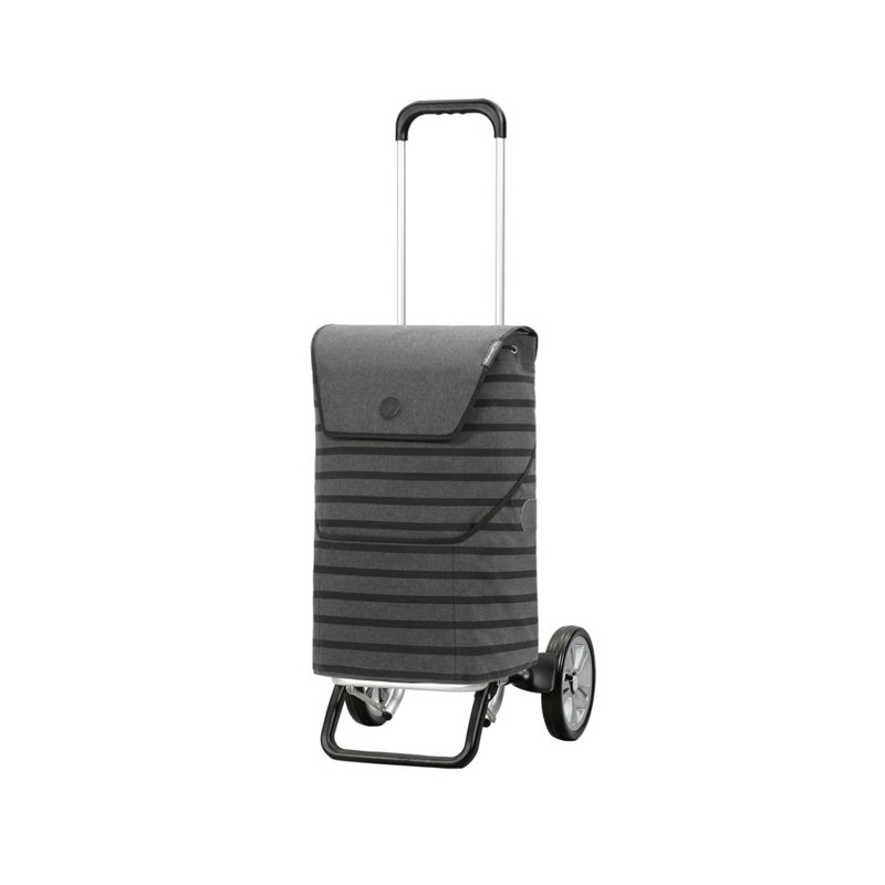 Alu Star Shopper Jelke - Chariot de courses 2 roues - Anthracite - 46 L - Andersen Shopper Manufaktur