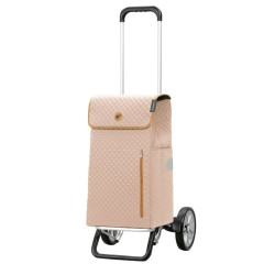Alu Star Shopper Lissa - Chariot de courses 2 roues - Sable - 43 L - Andersen Shopper Manufaktur