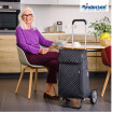 Alu Star Shopper Lissa - Chariot de courses 2 roues - Noir - 43 L - Andersen Shopper Manufaktur
