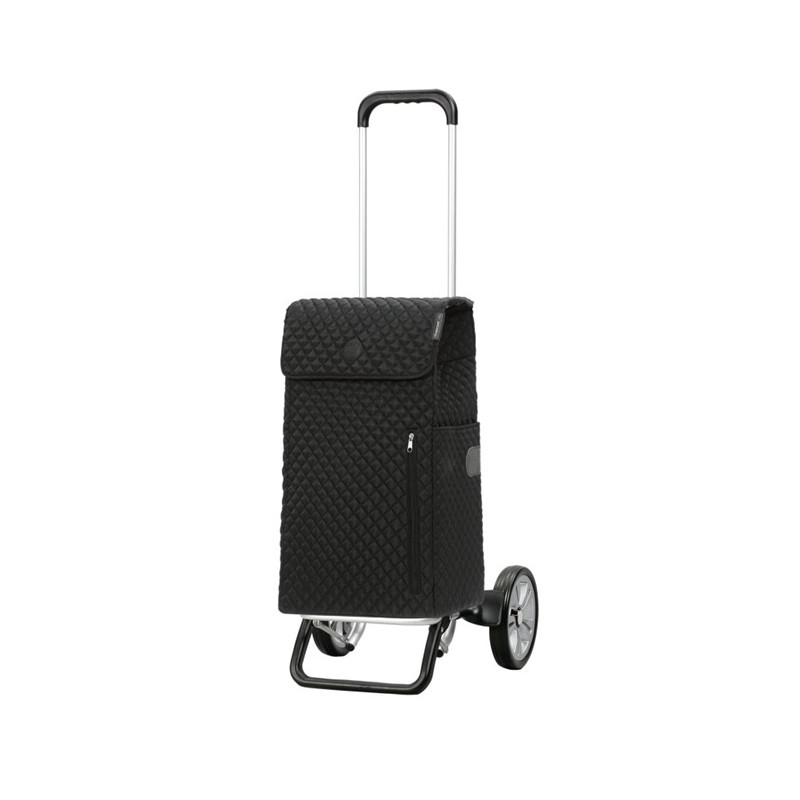 Alu Star Shopper Lissa - Chariot de courses 2 roues - Noir - 43 L - Andersen Shopper Manufaktur