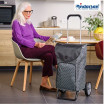 Alu Star Shopper Famke - Chariot de courses 2 roues - Noir - 47 L - Andersen Shopper Manufaktur