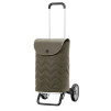 Alu Star Shopper Hilma - Chariot de courses 2 roues - Olive - 45 L - Andersen Shopper Manufaktur