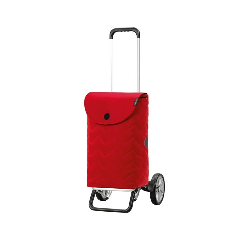 Alu Star Shopper Hilma - Chariot de courses 2 roues - Rouge - 45 L - Andersen Shopper Manufaktur