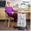Alu Star Shopper Abbo - Chariot de courses 2 roues - Argent - 42 L - Andersen Shopper Manufaktur