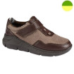 Sneaker à Scratch Marron Bicolore Femme CHUT BR 3612 - BRUMAN