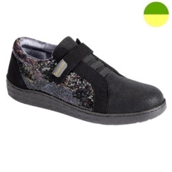 Chaussure Citadine Noir Effet Pailletes Multicolore Femme CHUT PU 1143 I - PULMAN