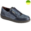 Sneaker à glissière et lacet Marine Imprimé Fleuri Femme CHUT PU 1149 F - PULMAN