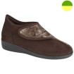 Chausson Marron Motif Argenté Femme CHUT BR 35604 A - BRUMAN