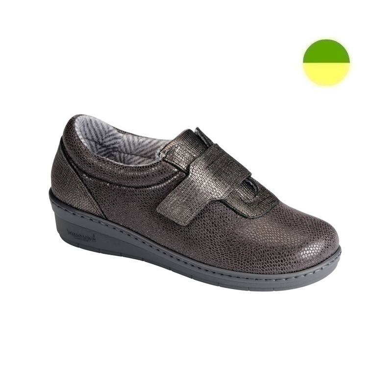Chaussure à Grande Ouverture Anthracite Femme CHUT BR 3516 B - BRUMAN