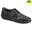 Chaussure de Ville Noir à Motif Argenté Femme CHUT BR 3515 B - BRUMAN