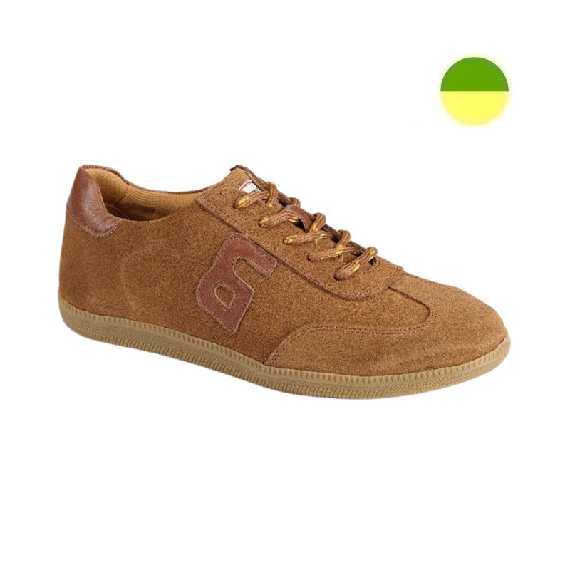Sneaker à Glissière et Lacet Marron Mixte CHUT BR 3602 B - BRUMAN