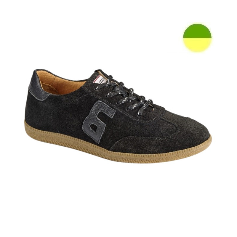 Sneaker à Glissière et Lacet Noir Mixte CHUT BR 3602 C - BRUMAN