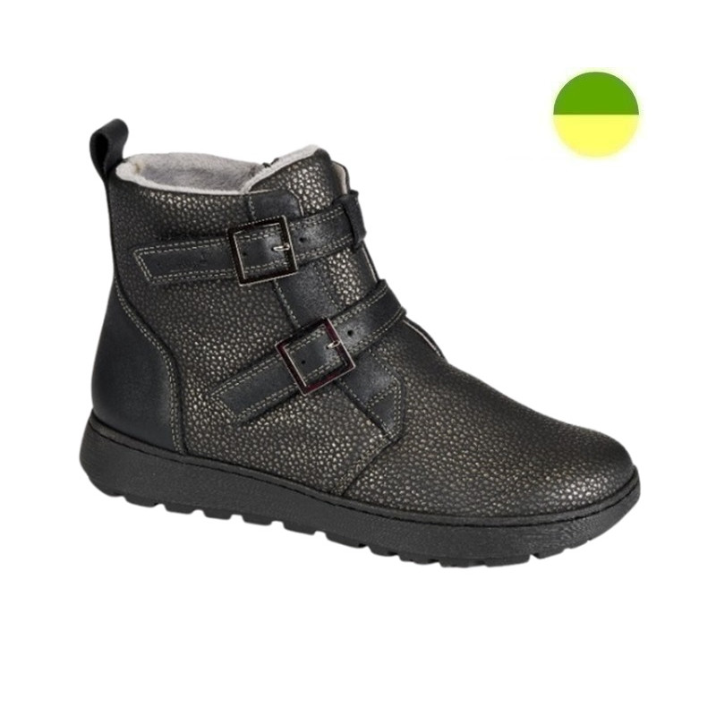 Bottine Noir Anthracite Femme CHUT BR 3591 - BRUMAN