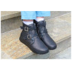 Bottine Noir Anthracite Femme CHUT BR 3591 - BRUMAN