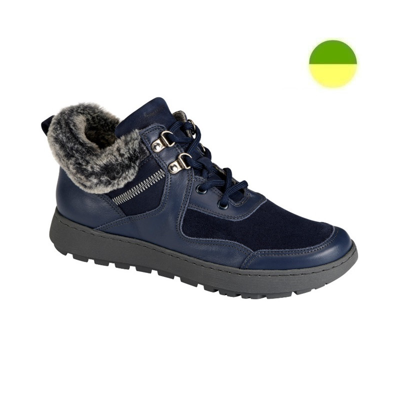 Bottine à Glissière et Lacet Marine Femme CHUT BR 3592 - BRUMAN