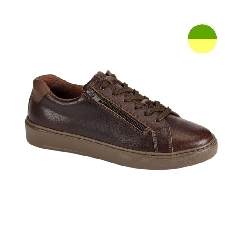 Sneaker à Lacet et Glissière Marron Homme CHUT AD 2319 O - ADOUR