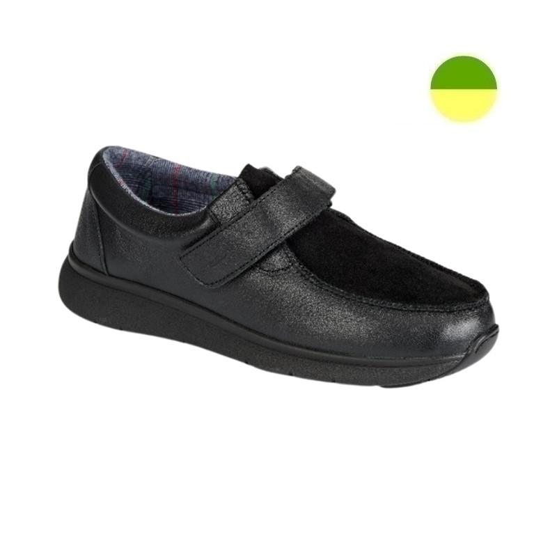 Chaussure à Large Soufflet Noir Homme CHUT BR 3587 - ADOUR