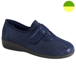 Chausson Marine Effet Grainé Femme CHUT BR 3607 - BRUMAN