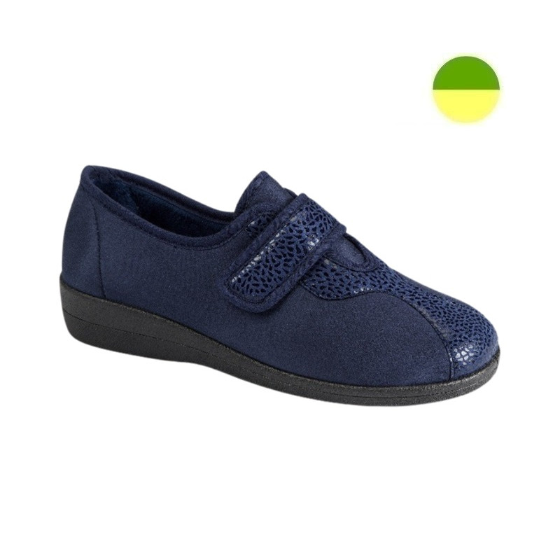 Chausson Marine Effet Grainé Femme CHUT BR 3607 - BRUMAN