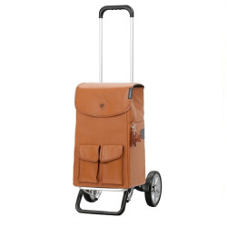 Alu Star Shopper Abbo - Chariot de courses 2 roues - Marron - 42 L - Andersen Shopper Manufaktur