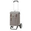 Alu Star Shopper Basil City - Chariot de courses 2 roues - Gris - 50 L - Andersen Shopper Manufaktur
