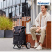 Alu Star Shopper Basil City - Chariot de courses 2 roues - Noir - 50 L - Andersen Shopper Manufaktur