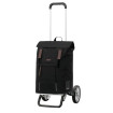 Alu Star Shopper Basil City - Chariot de courses 2 roues - Noir - 50 L - Andersen Shopper Manufaktur