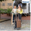 Alu Star Shopper Inra - Chariot de courses 2 roues - Marron - 44 L - Andersen Shopper Manufaktur