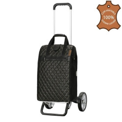 Alu Star Shopper Inra - Chariot de courses 2 roues - Marron - 44 L - Andersen Shopper Manufaktur