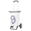 Alu Star Shopper 360° Steg - Chariot de courses 2 roues - Gris - 43 L - Andersen Shopper Manufaktur