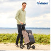 Quattro Shopper Senta 2.0 - Chariot de courses 4 roues - Sable - 49 L - Andersen Shopper Manufaktur