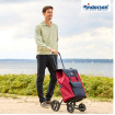 Quattro Shopper Senta 2.0 - Chariot de courses 4 roues - Rouge - 49 L - Andersen Shopper Manufaktur