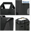 Quattro Shopper Senta 2.0 - Chariot de courses 4 roues - Noir - 49 L - Andersen Shopper Manufaktur