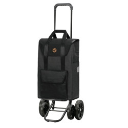 Quattro Shopper Senta 2.0 - Chariot de courses 4 roues - Noir - 49 L - Andersen Shopper Manufaktur