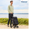 Quattro Shopper Lisa - Chariot de courses 4 roues - Noir - 49 L - Andersen Shopper Manufaktur