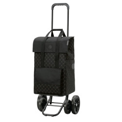 Quattro Shopper Lisa - Chariot de courses 4 roues - Noir - 49 L - Andersen Shopper Manufaktur