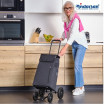 Quattro Shopper Lissa - Chariot de courses 4 roues - Noir - 43 L - Andersen Shopper Manufaktur